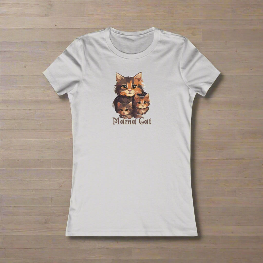 Mama Cat Women's Favorite Tee - T - Shirt - Epileptic Al’s Shop