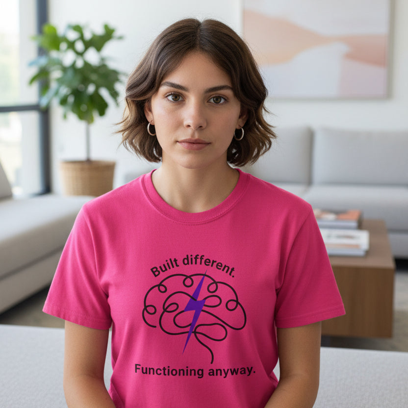 Built Different Premium Unisex Cotton T-Shirt | Soft, Lightweight Everyday Tee