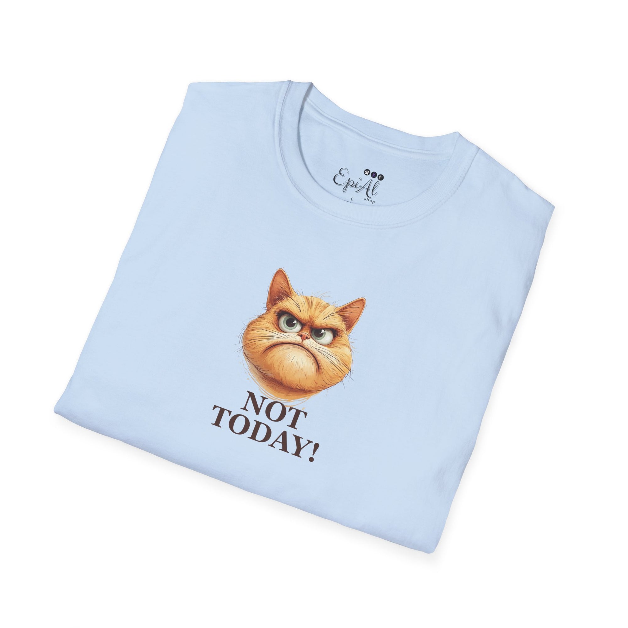 Sassy Not Today Cat T-Shirt, Fun Graphic Tee