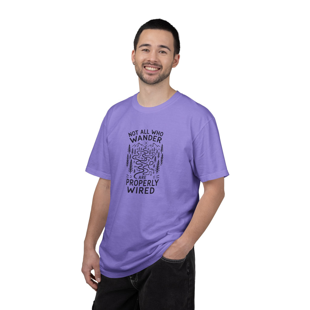 Not All Who Wander Are Properly Wired Epilepsy Awareness T-Shirt