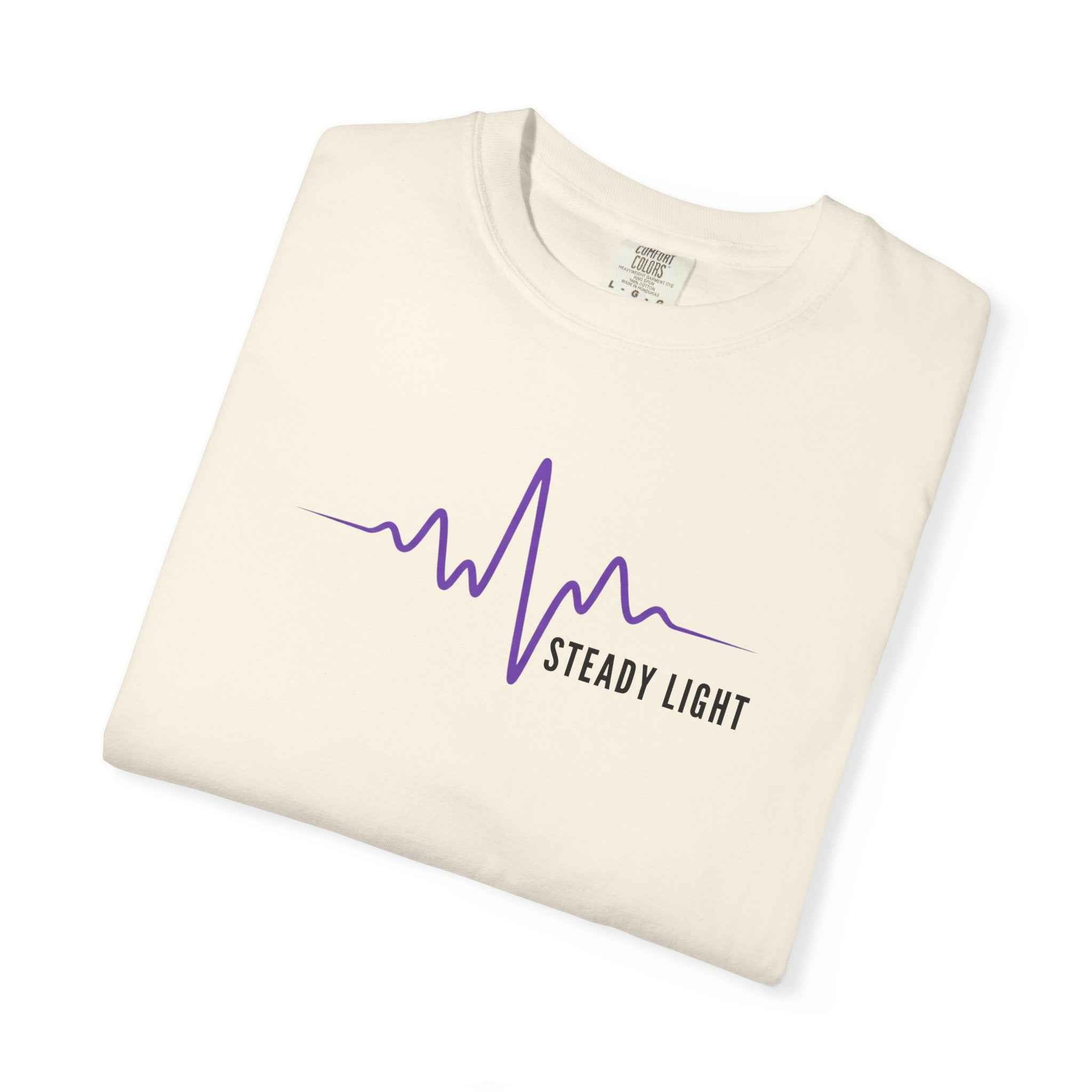 Steady Light EEG Wave T-Shirt – Minimal Epilepsy Awareness Graphic Tee