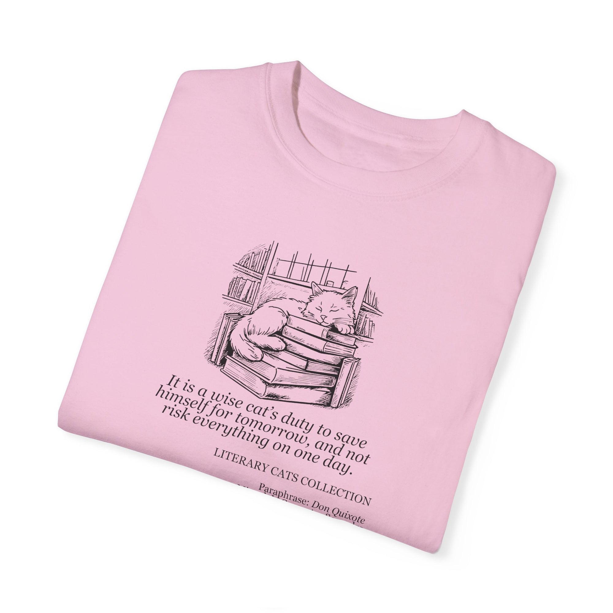 Literary Cat Unisex T-Shirt - Don Quixote