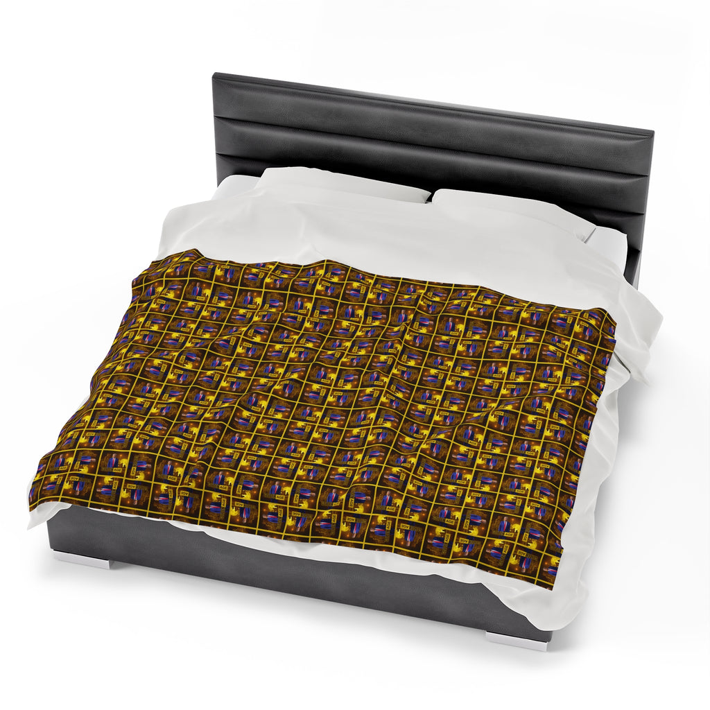 Trump Golden Age Velveteen Plush Blanket