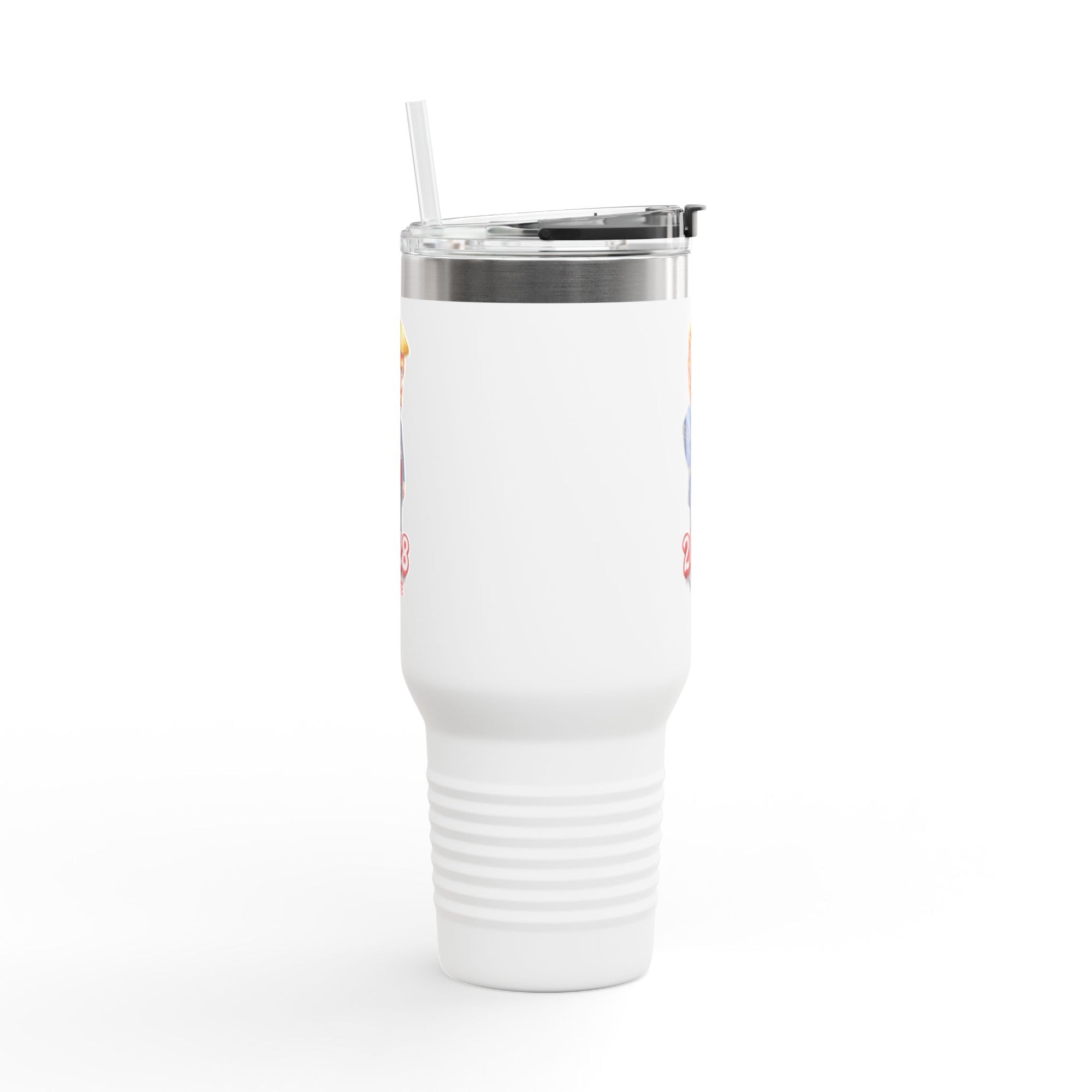 Insulated Travel Mug - 40oz ‘2028 Vote’ Design for Politically Engaged Adults