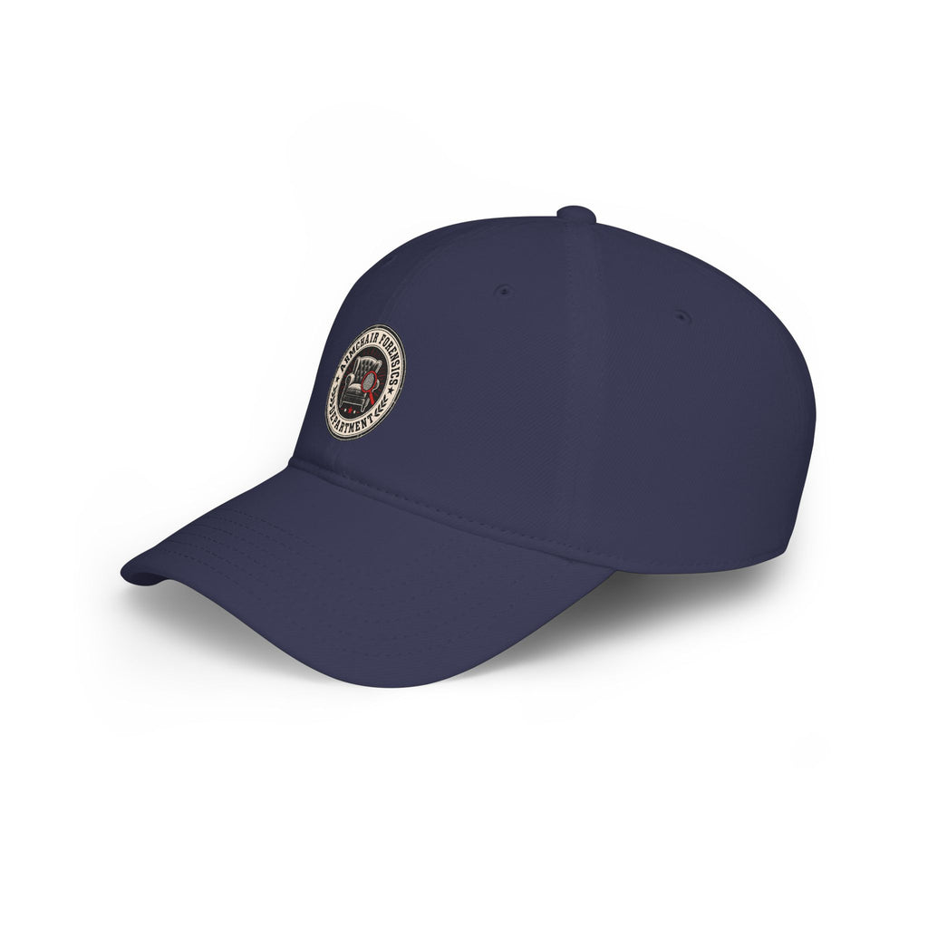Armchair Forensics Department Embroidered Cotton Cap | True Crime Hat