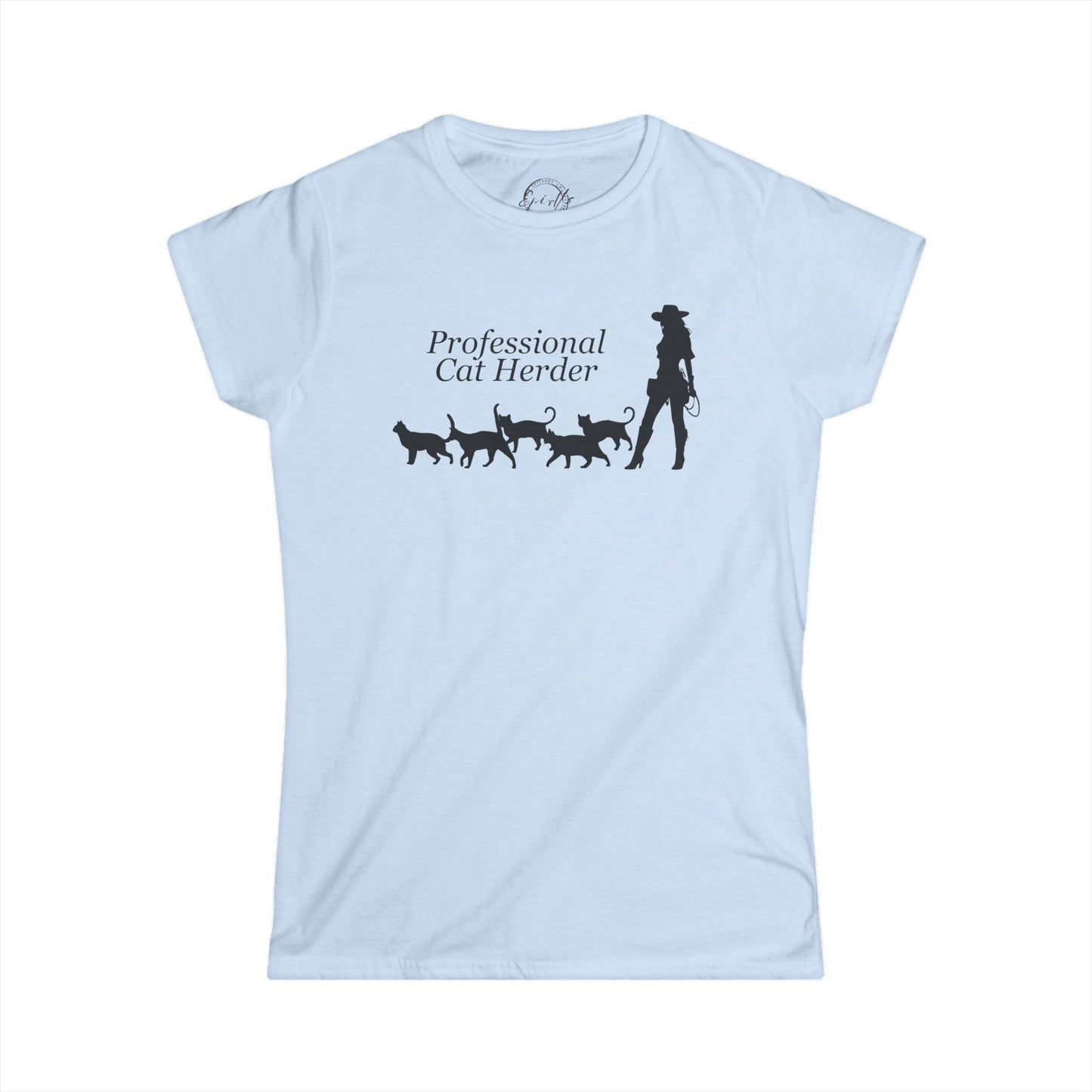 Funny Women's T-Shirt - Professional Cat Herder Tee