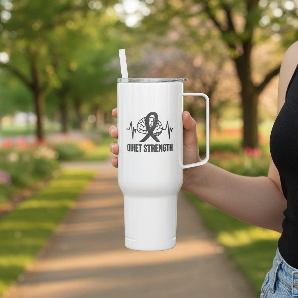Quiet Strength 40oz Insulated Tumbler