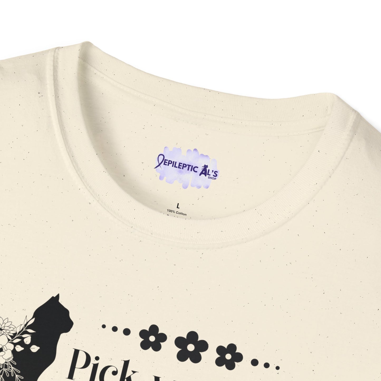Flowers Unisex Softstyle T - Shirt - T - Shirt - Epileptic Al’s Shop