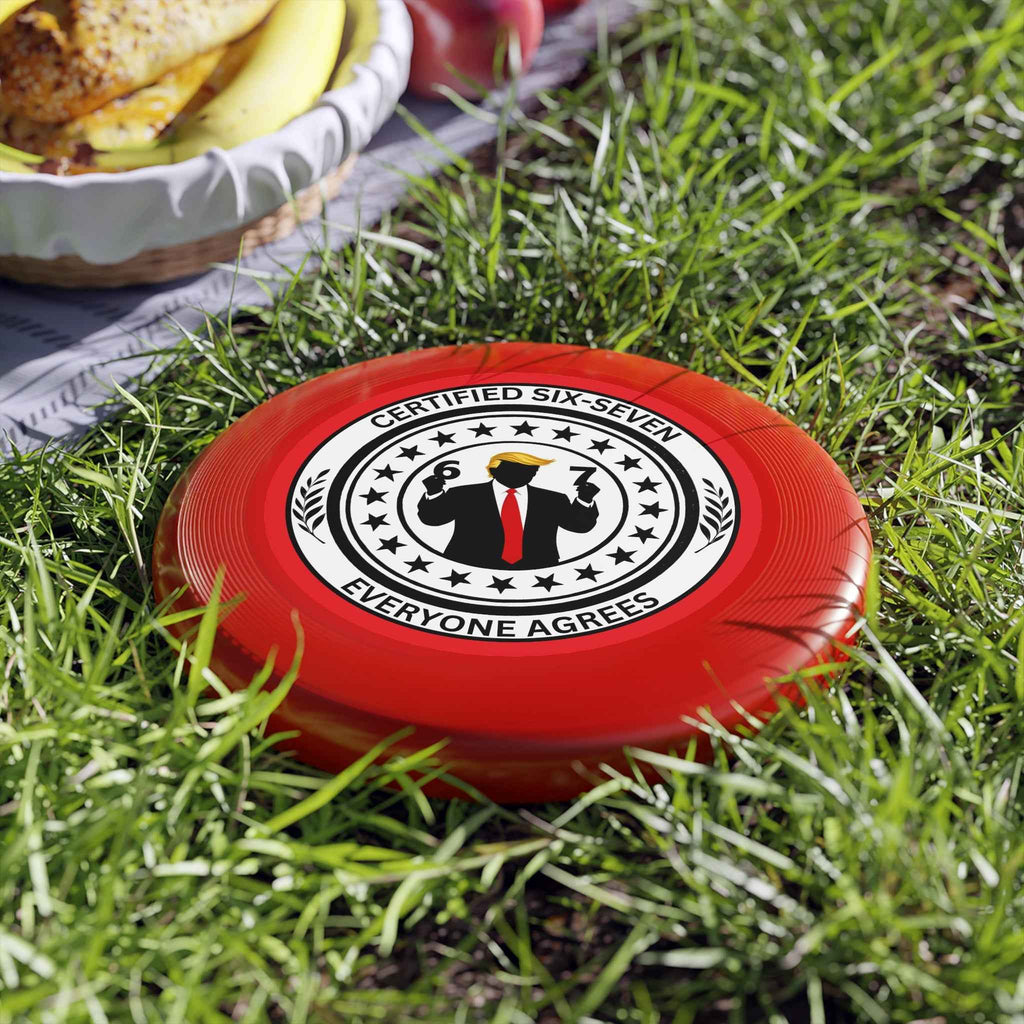 Certified Six-Seven Flying Disc – Political Parody Frisbee