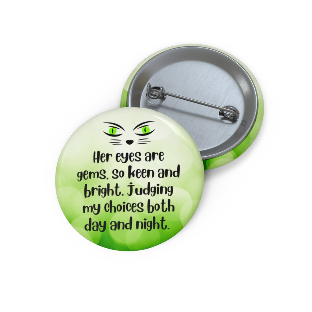 Judging Eyes Pin Buttons