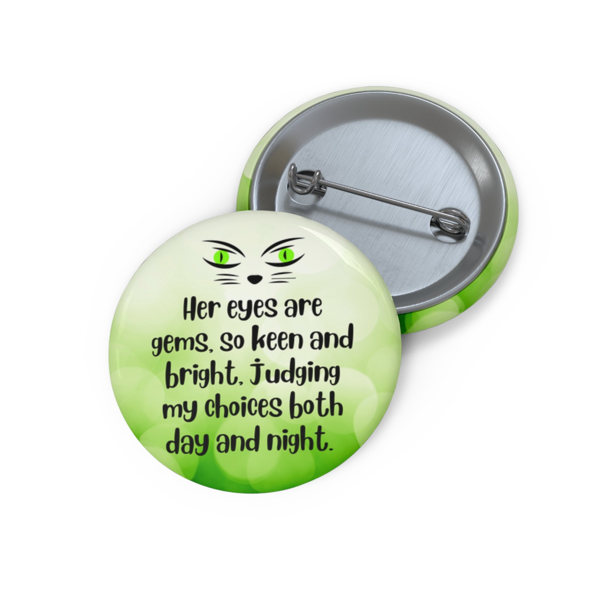 Judging Eyes Pin Buttons
