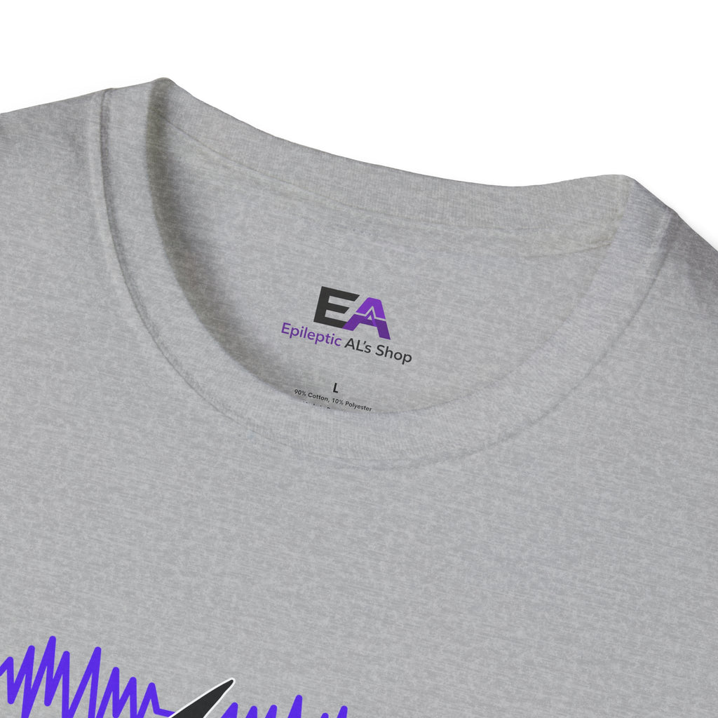 Signal Interference Women’s Tee – Minimalist Waveform Graphic T-Shirt