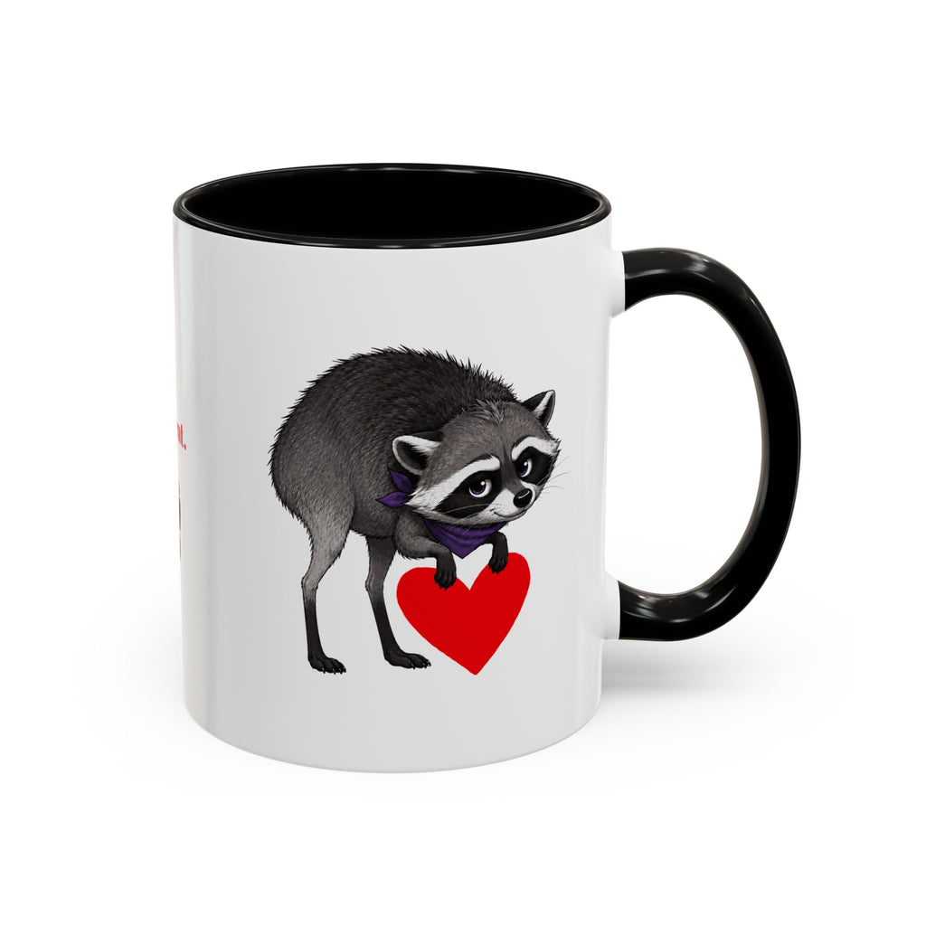 Jimothy “Be Different” Raccoon Mug