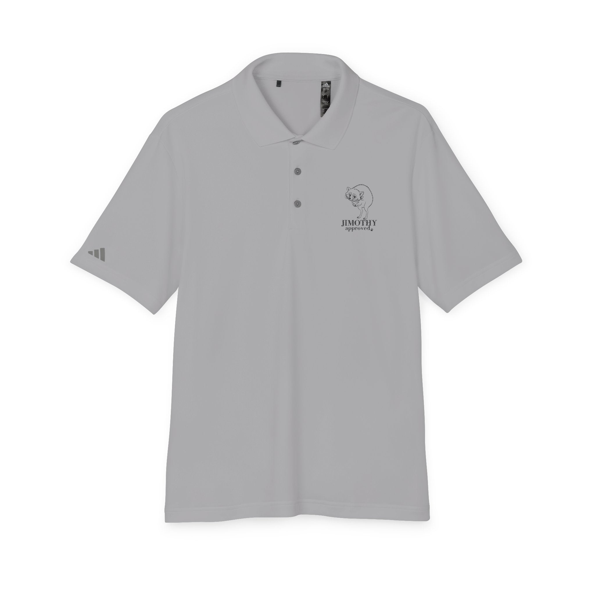 Jimothy Approved Performance Polo | Embroidered Funny Raccoon Golf Shirt