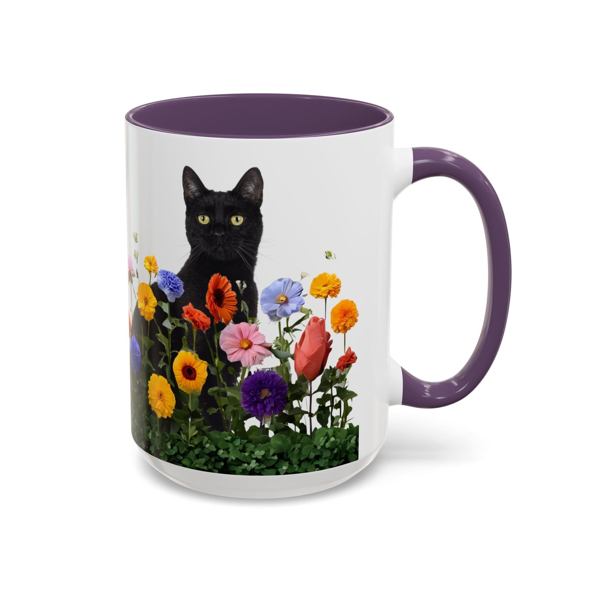 Floral Cats Coffee Mug