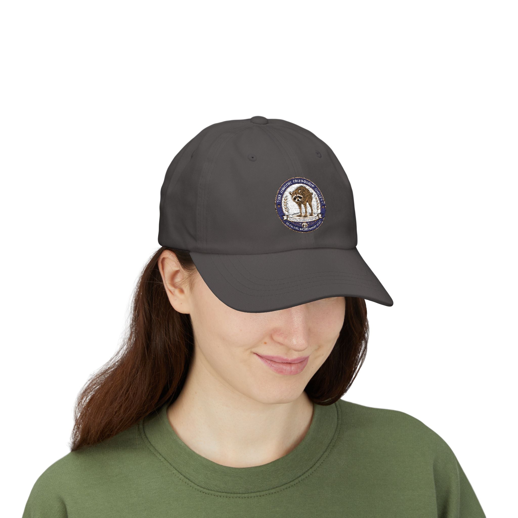 Jimothy Friendship Society Dark-Colored Dad Hat