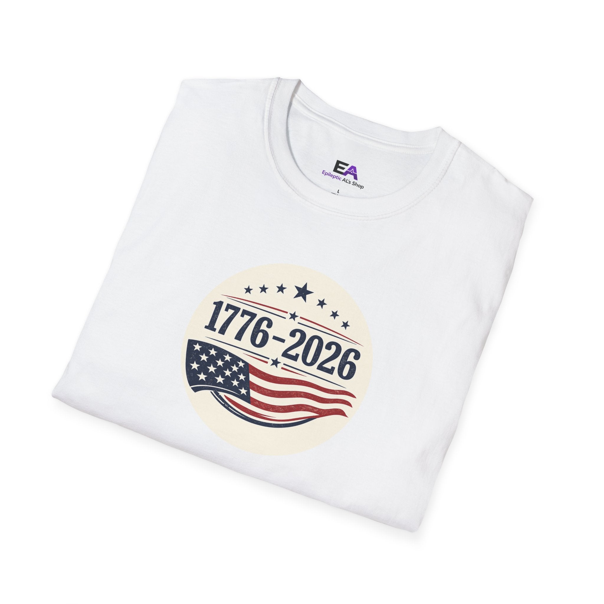 1776–2026 Patriotic T-Shirt | Vintage Americana USA Anniversary Tee
