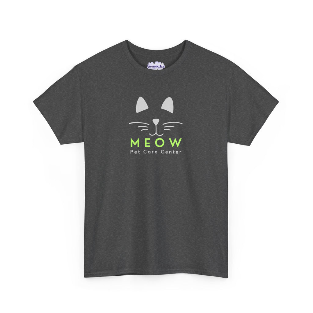 Meow Pet Care Unisex Heavy Cotton Tee - T - Shirt - Epileptic Al’s Shop