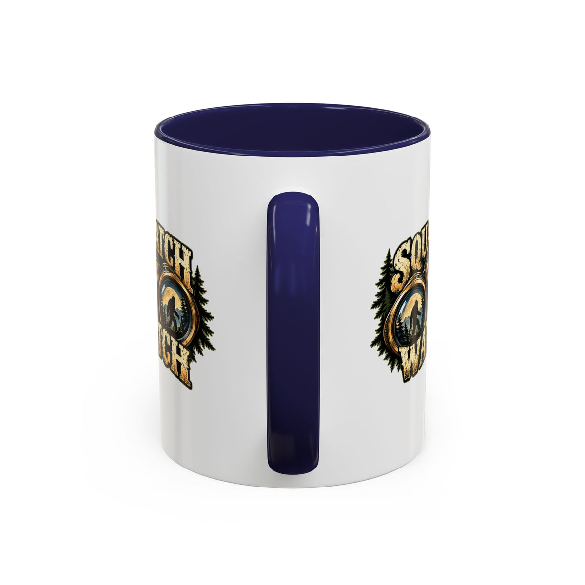 Squatch Watch Bigfoot Mug | Two-Tone Sasquatch Coffee Cup (11oz/15oz)