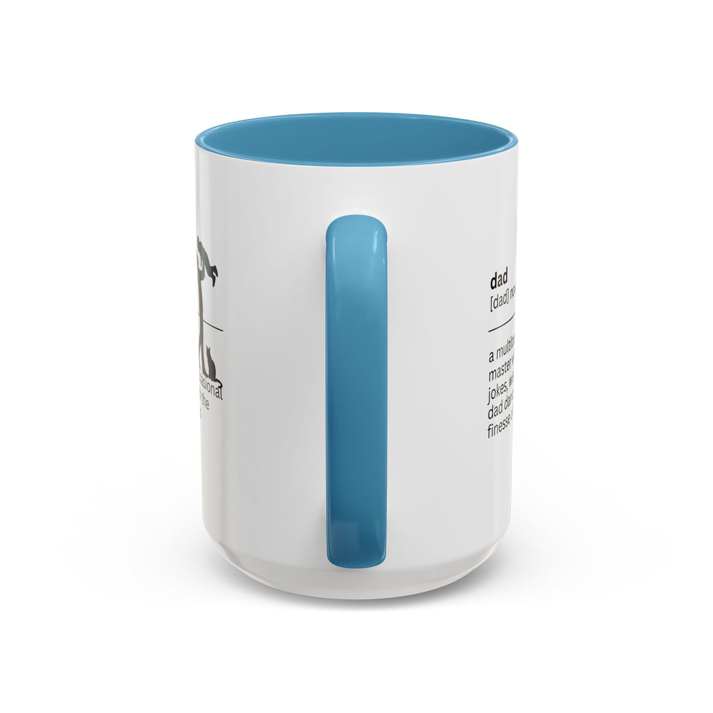 Dad Multitasking Accent Coffee Mug - Perfect Gift for Dads