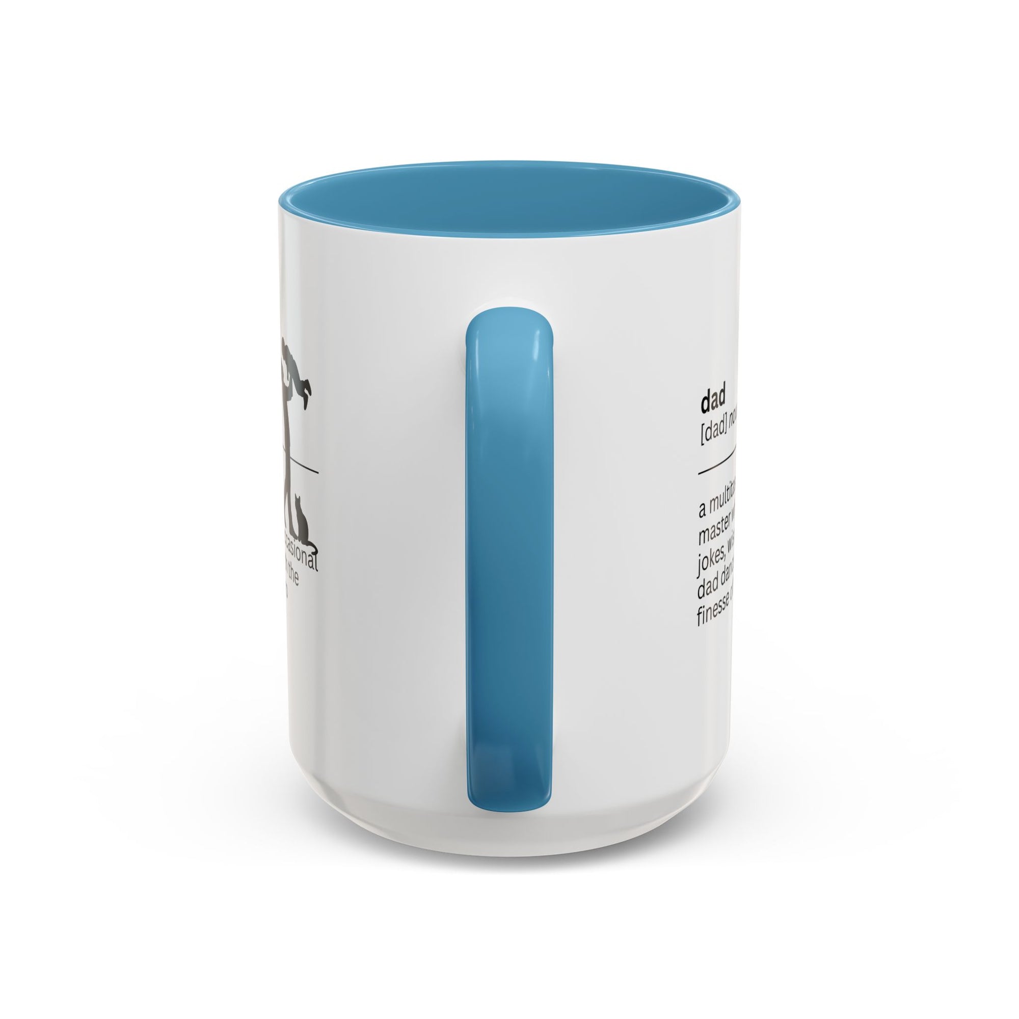 Dad Multitasking Accent Coffee Mug - Perfect Gift for Dads
