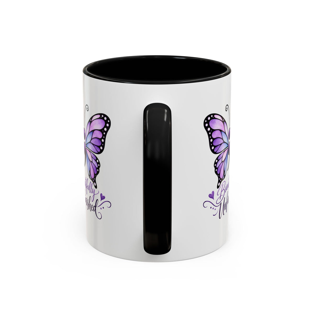 Beautifully Unfinished Semicolon Suicide Awareness Mug