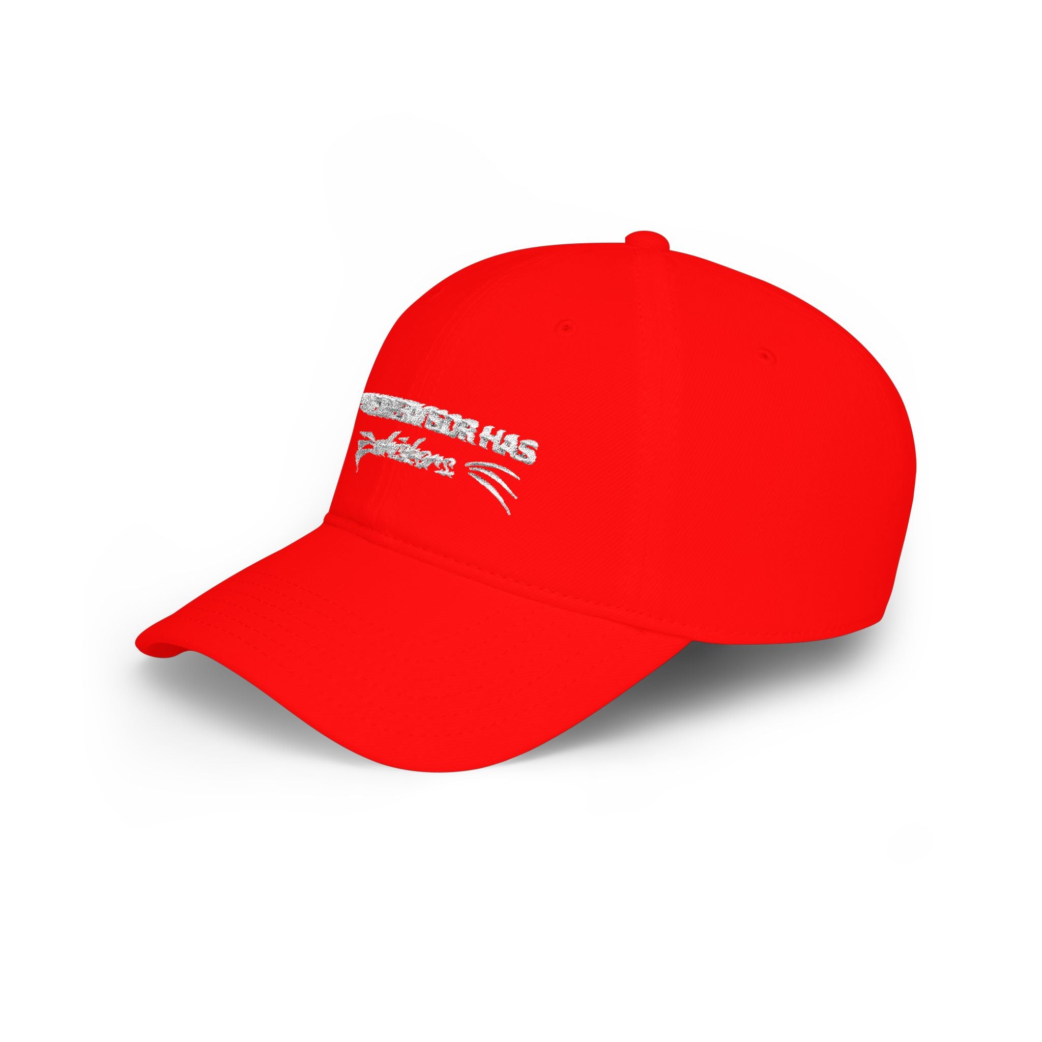 My Supervisor Has Whiskers Embroidered Cat Lover Baseball Cap