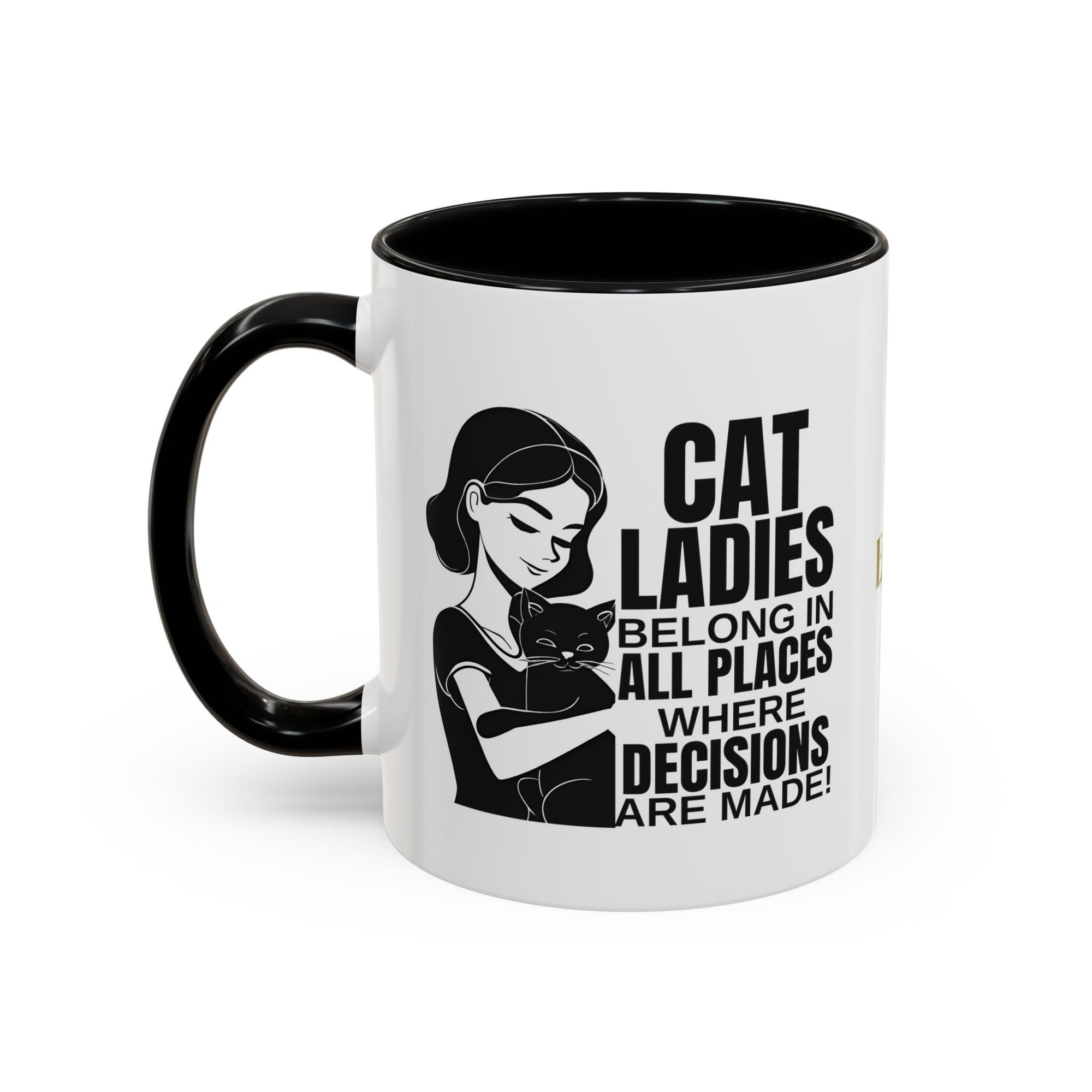 Cat Ladies Belong Accent Mug
