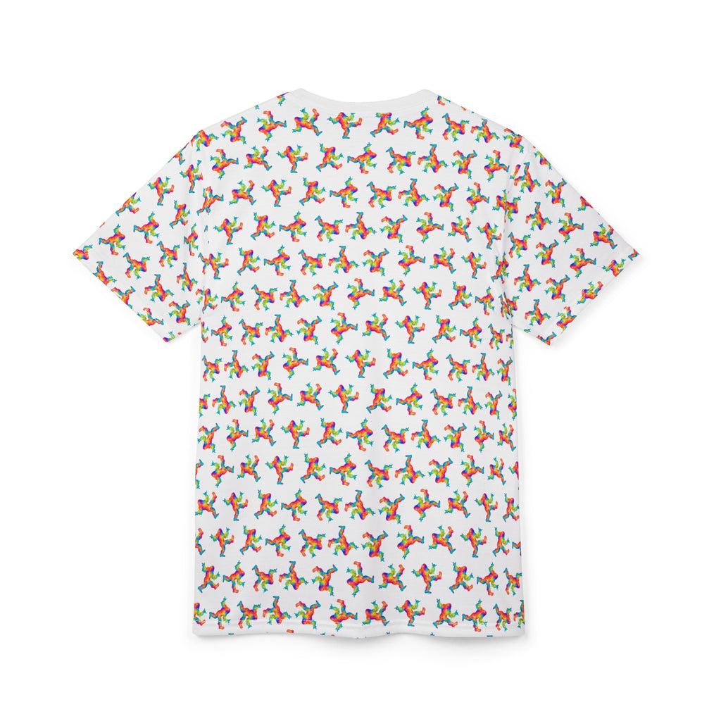 Psychedelic Bigfoot All-Over Print T-Shirt | Rainbow Sasquatch