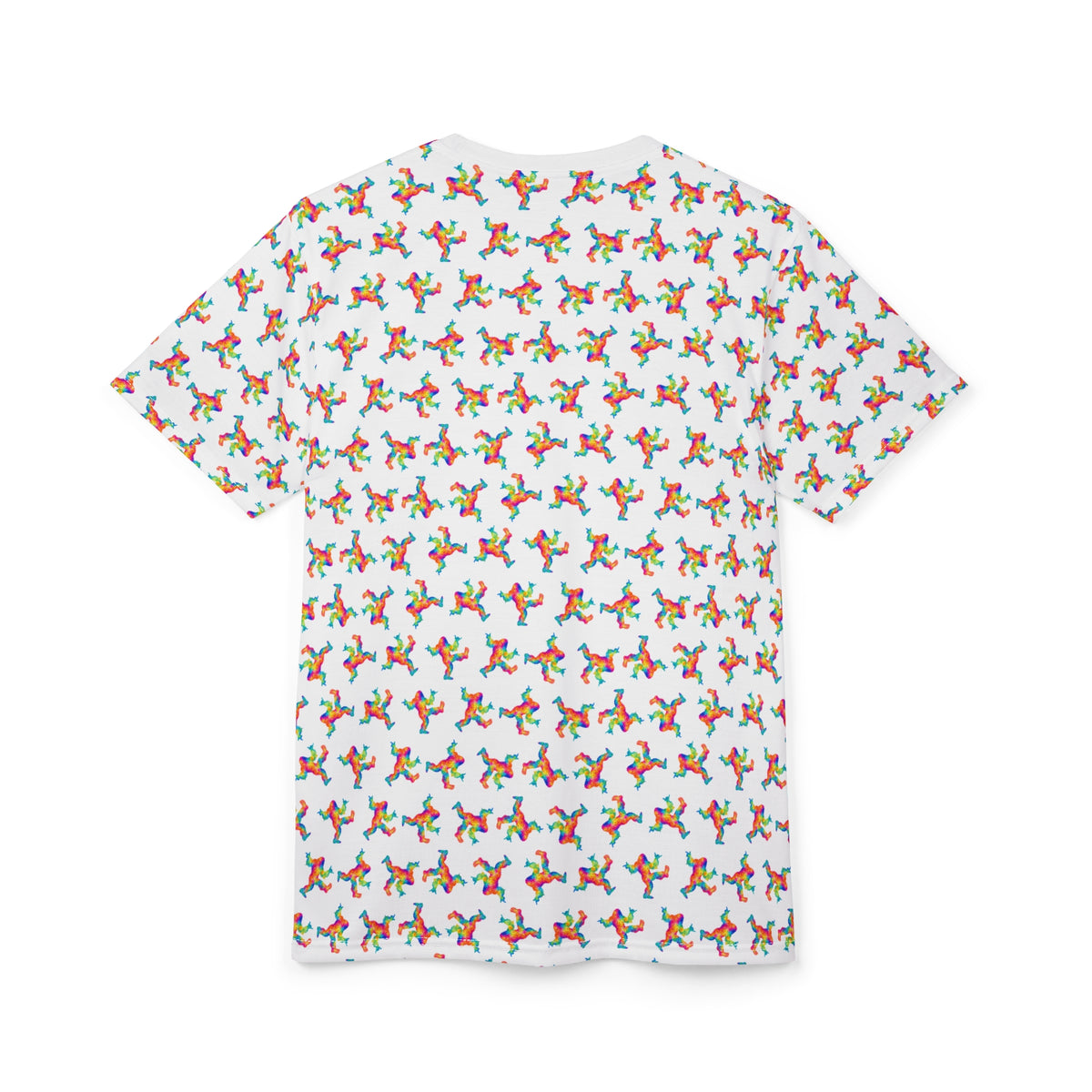 Psychedelic Bigfoot All-Over Print T-Shirt | Rainbow Sasquatch