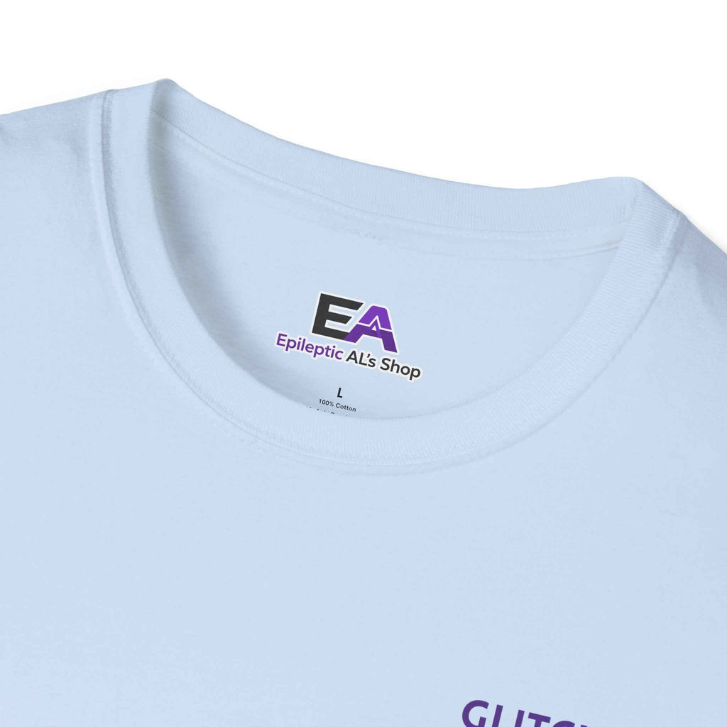 Glitch Happens Tee – Minimalist Seizure First Aid Shirt | Epilepsy Awareness | Neurostrong Apparel