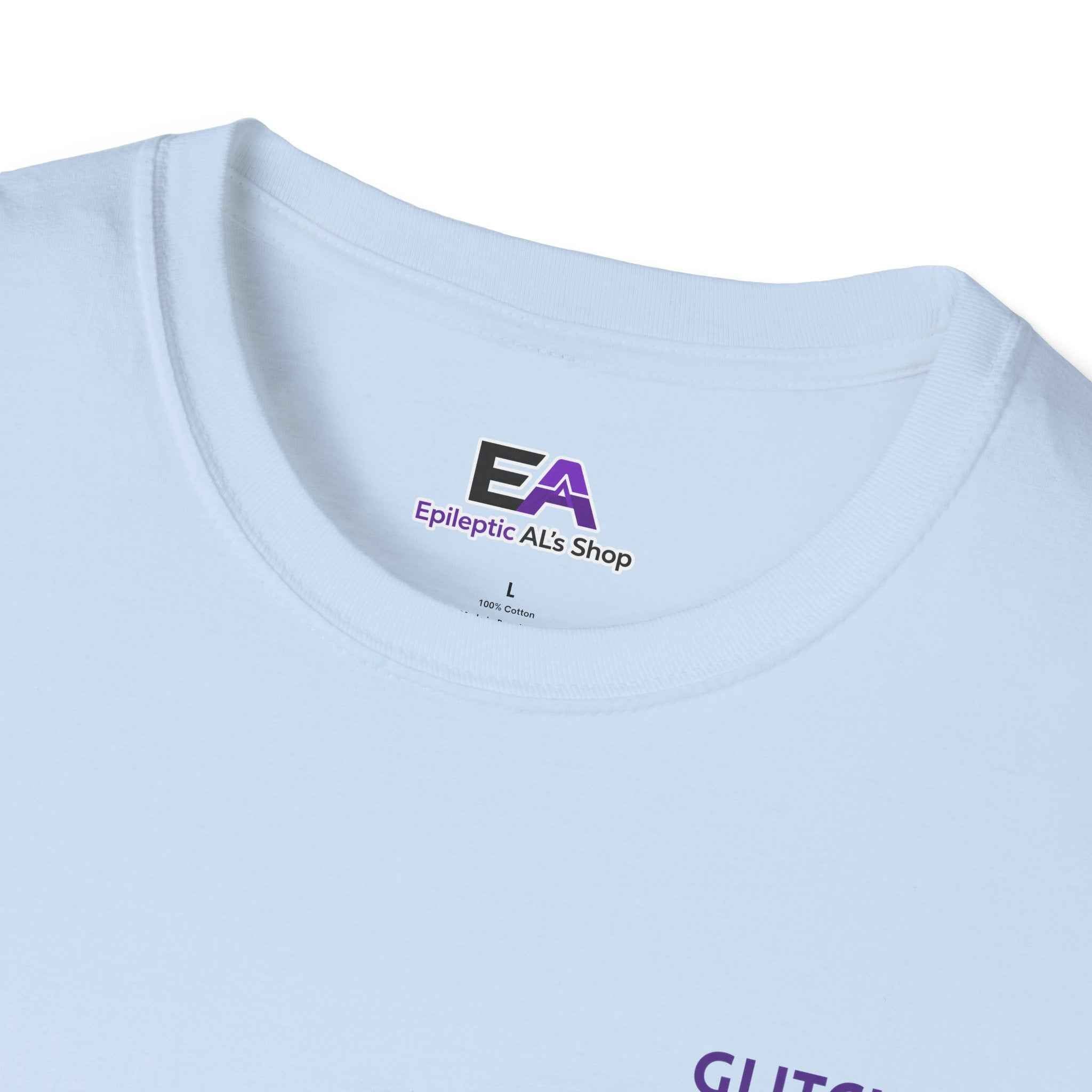 Glitch Happens Tee – Minimalist Seizure First Aid Shirt | Epilepsy Awareness | Neurostrong Apparel