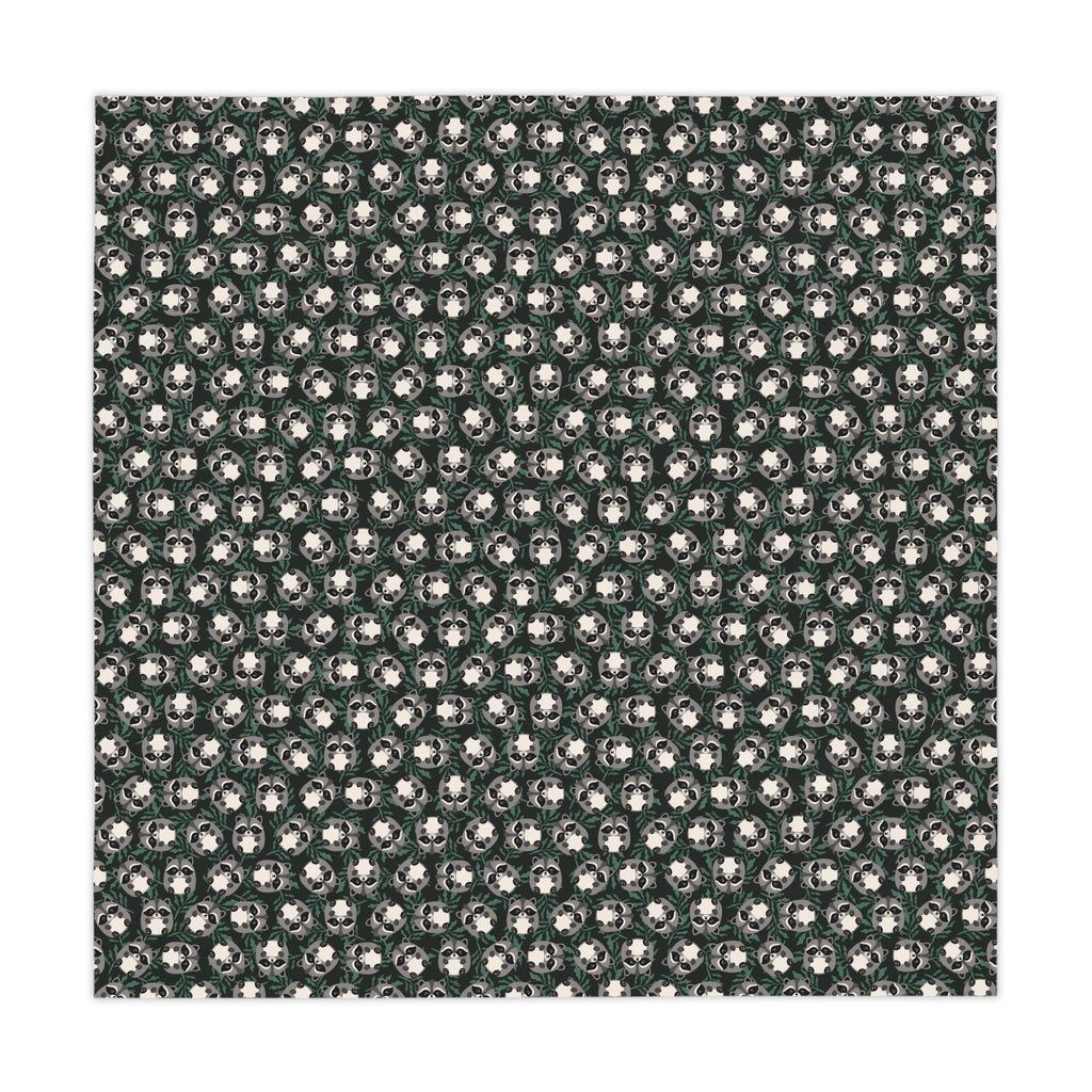 Cartoon Jimothy Woodland Raccoon Tablecloth