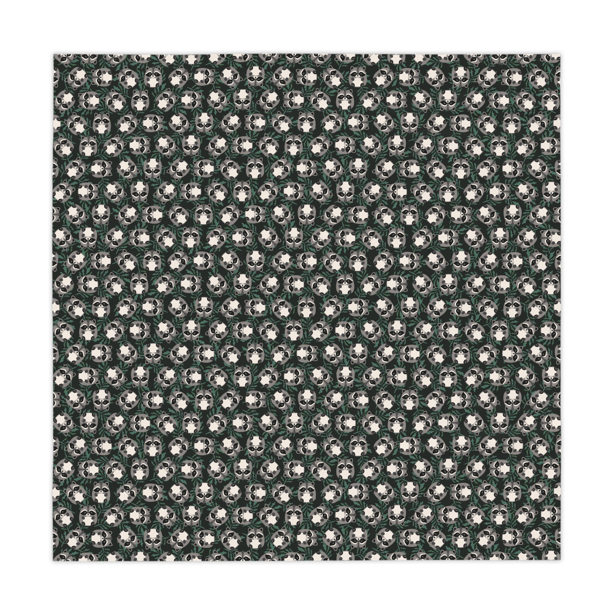 Cartoon Jimothy Woodland Raccoon Tablecloth