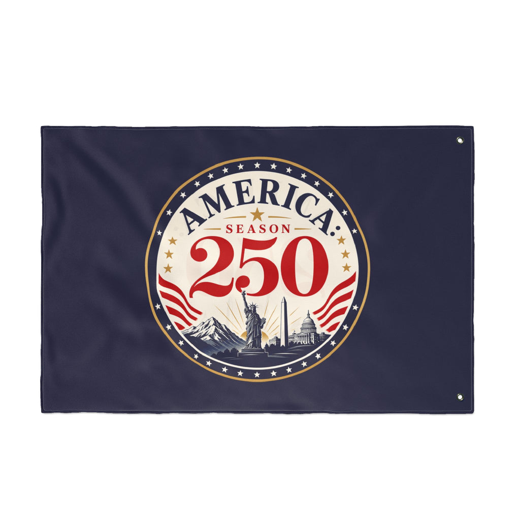 America 250 Season Flag | Patriotic Americana Double-Sided House Flag