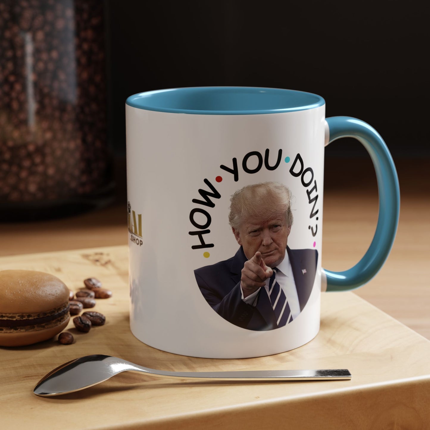 Funny Accent Coffee Mug - "How You Doin'?" - Perfect Gift for Trump Fans