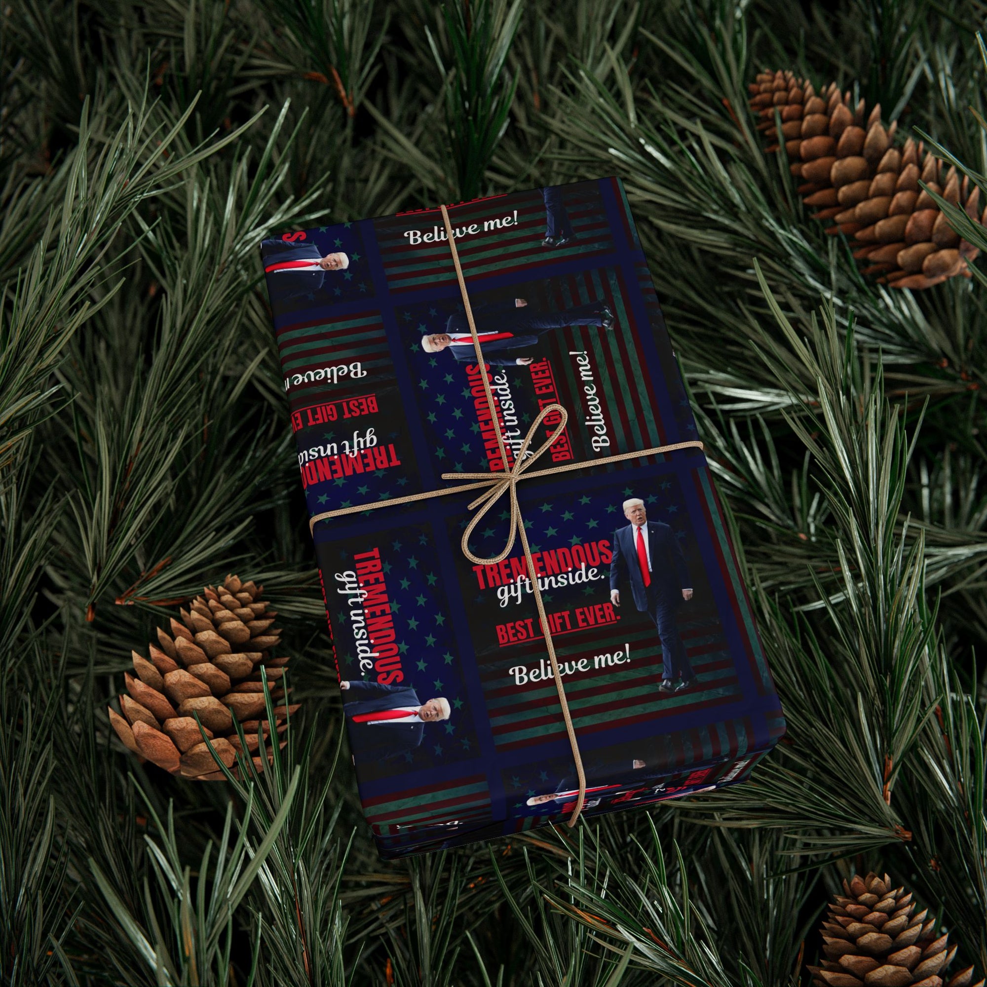 Trump Best Gift Ever Patterned Wrapping Paper