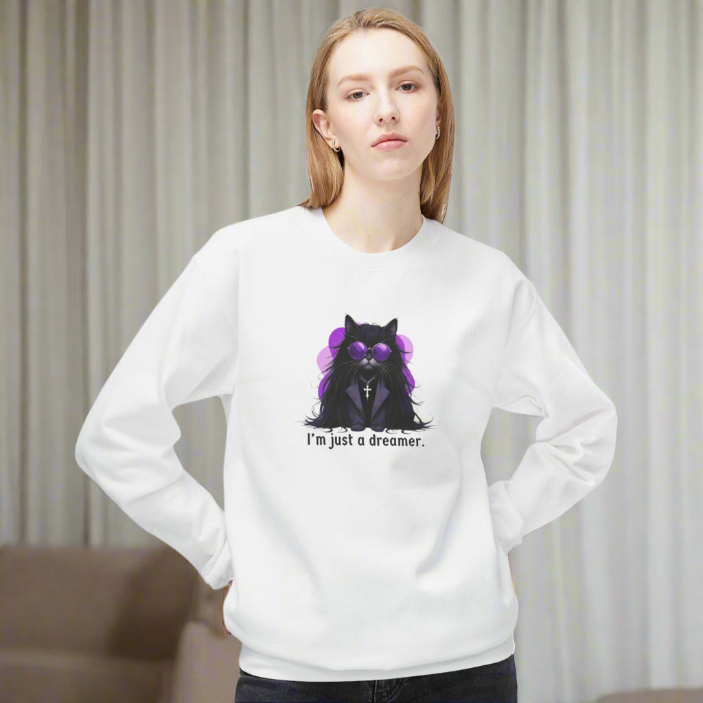 Just a Dreamer Ozzy Cat Sweatshirt