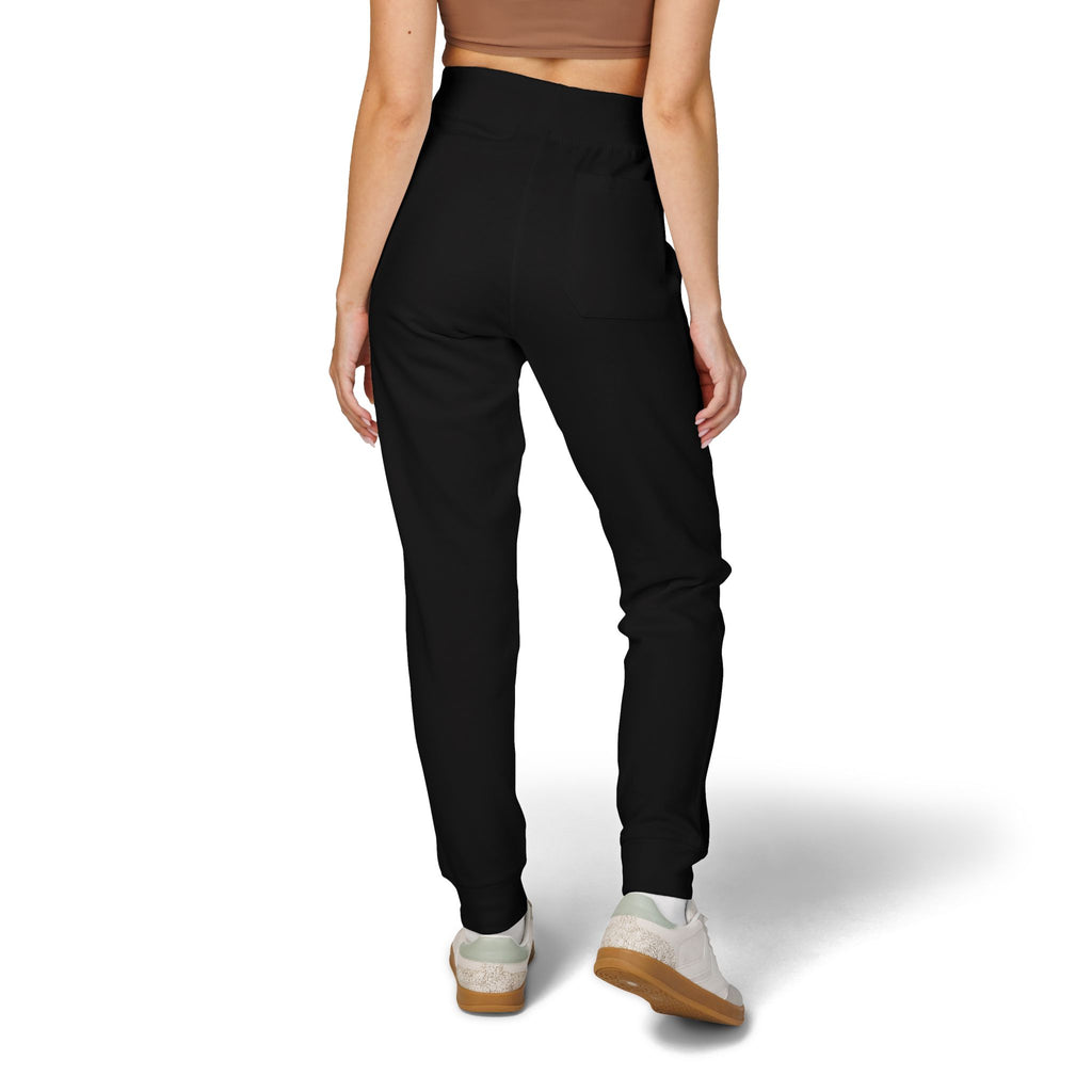Lap of Management Embroidered Cat Fleece Joggers