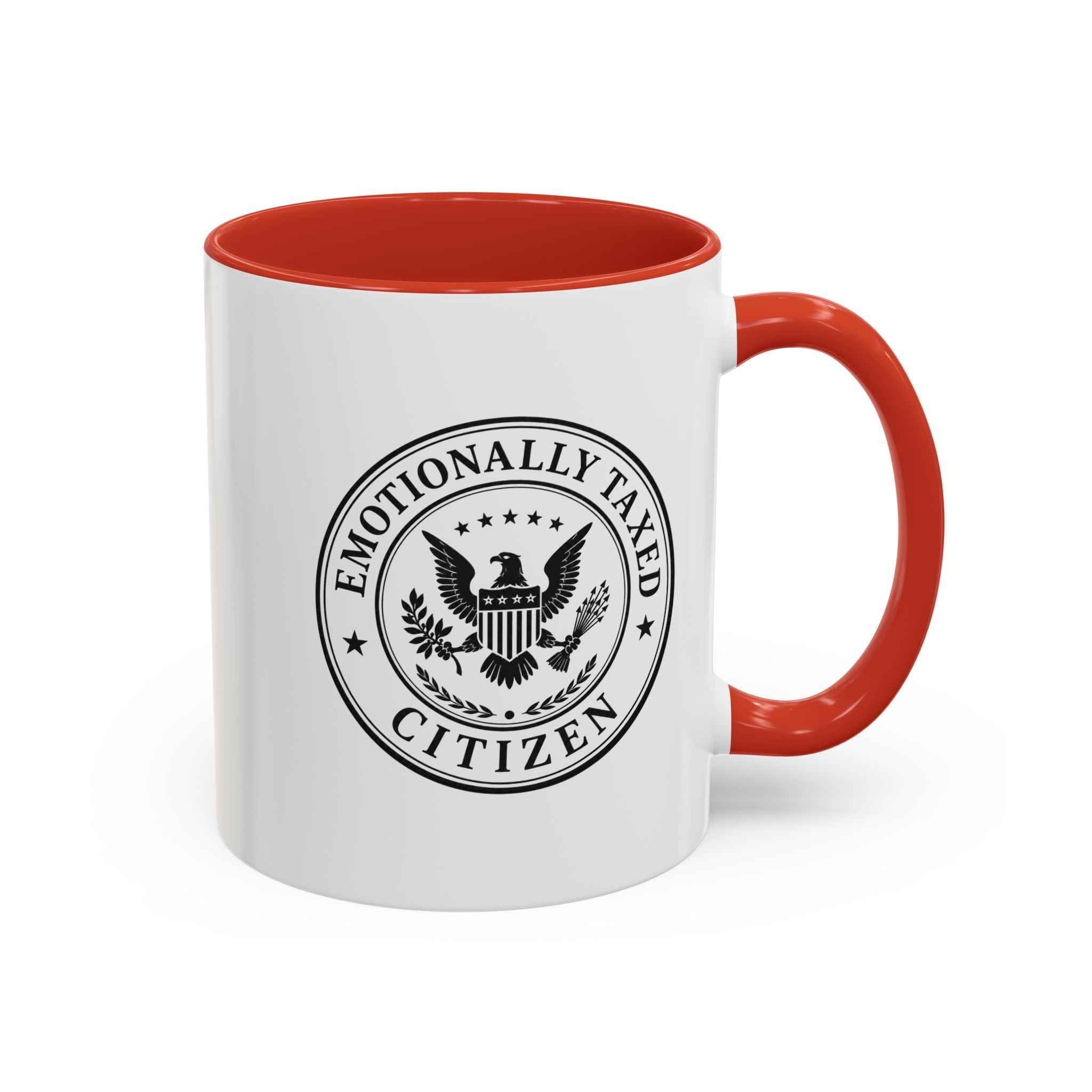 Emotionally Taxed Citizen Accent Mug | Existential Office Mug