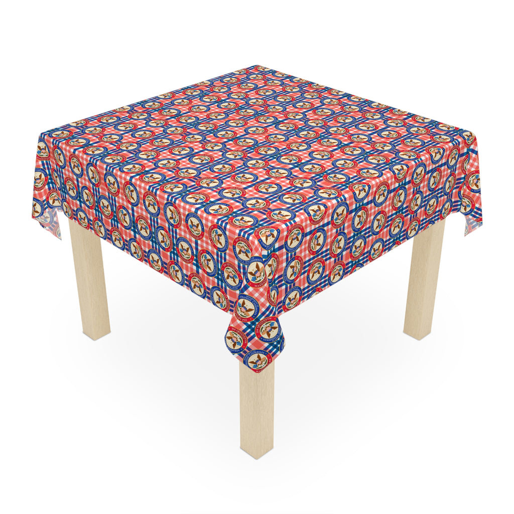 Department of Strategic Casseroles Tablecloth | Faux Government Picnic Table Cover