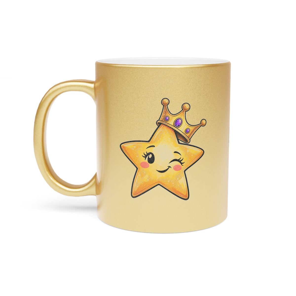 Main Character Energy Metallic Coffee Mug | Gold or Silver 11 oz Mug