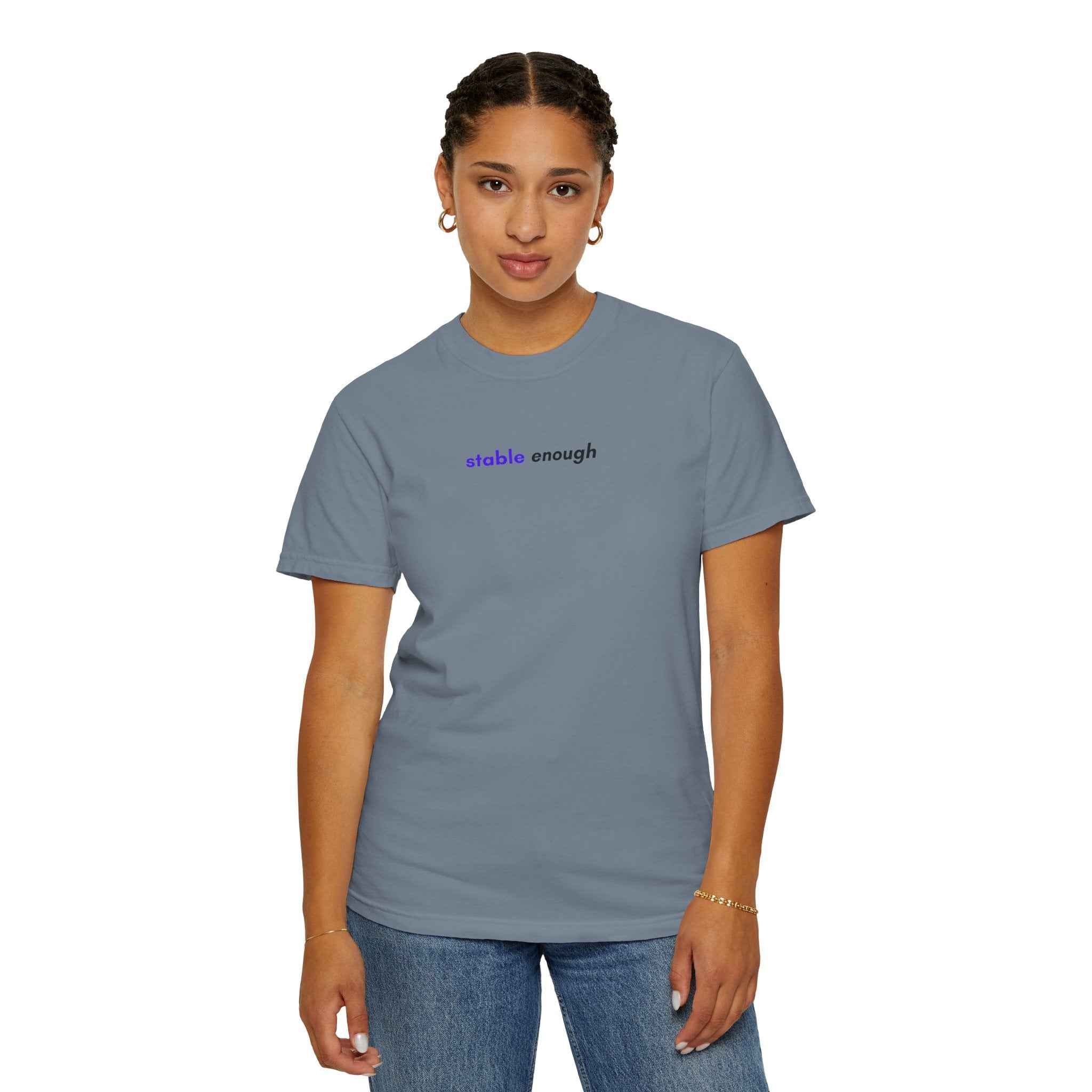 Stable Enough Epilepsy Awareness T-Shirt | Minimal Awareness Tee