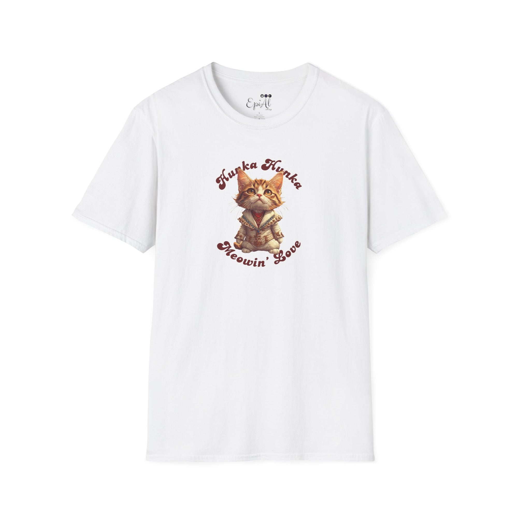 Hunka Hunka Meowin’ Love Graphic Unisex T-Shirt