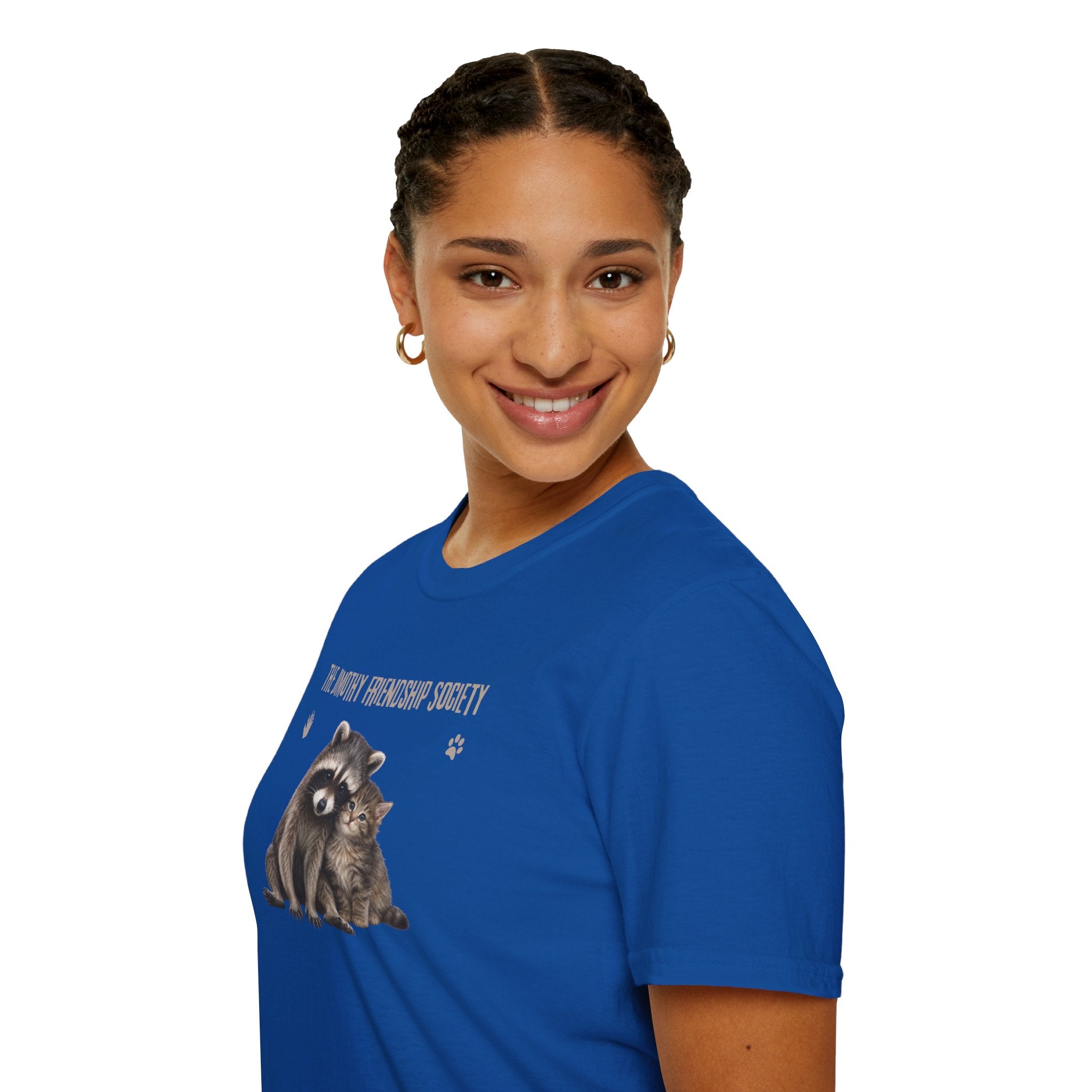 The Jimothy Friendship Society T-Shirt | Raccoon and Kitten Tee