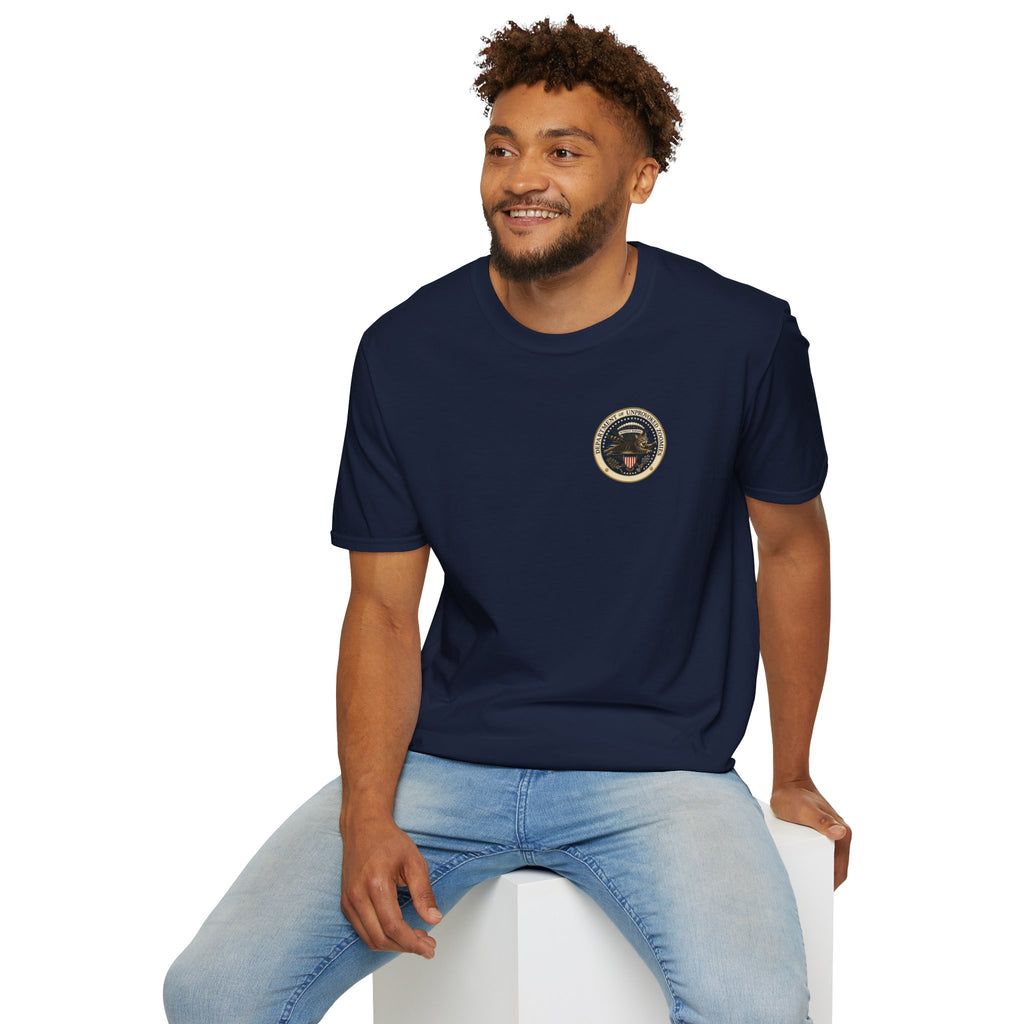 Department of Unprovoked Zoomies Cat T-Shirt | Faux Government Seal Tee