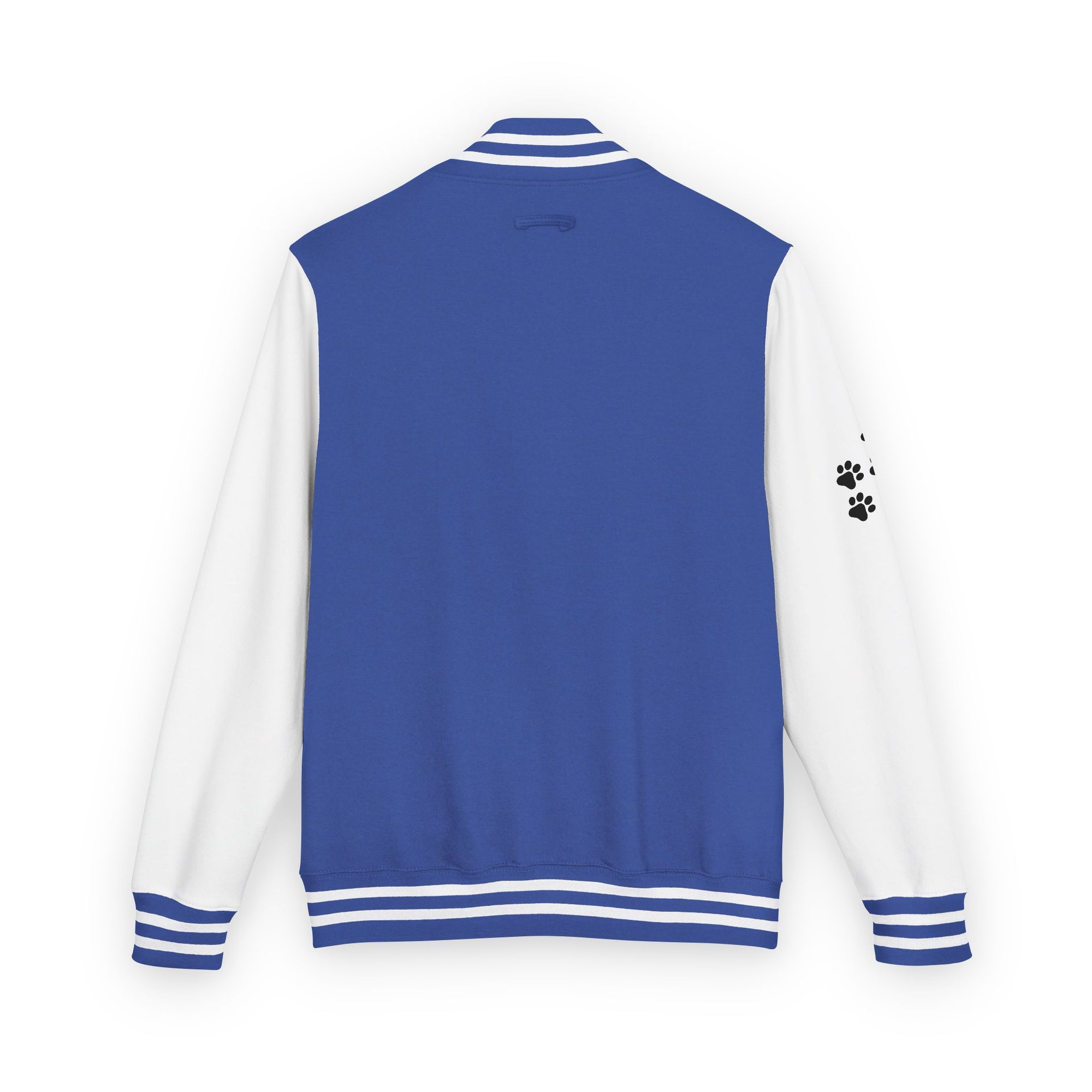 Cat Lady Hanging in There Colorful Letterman Jacket