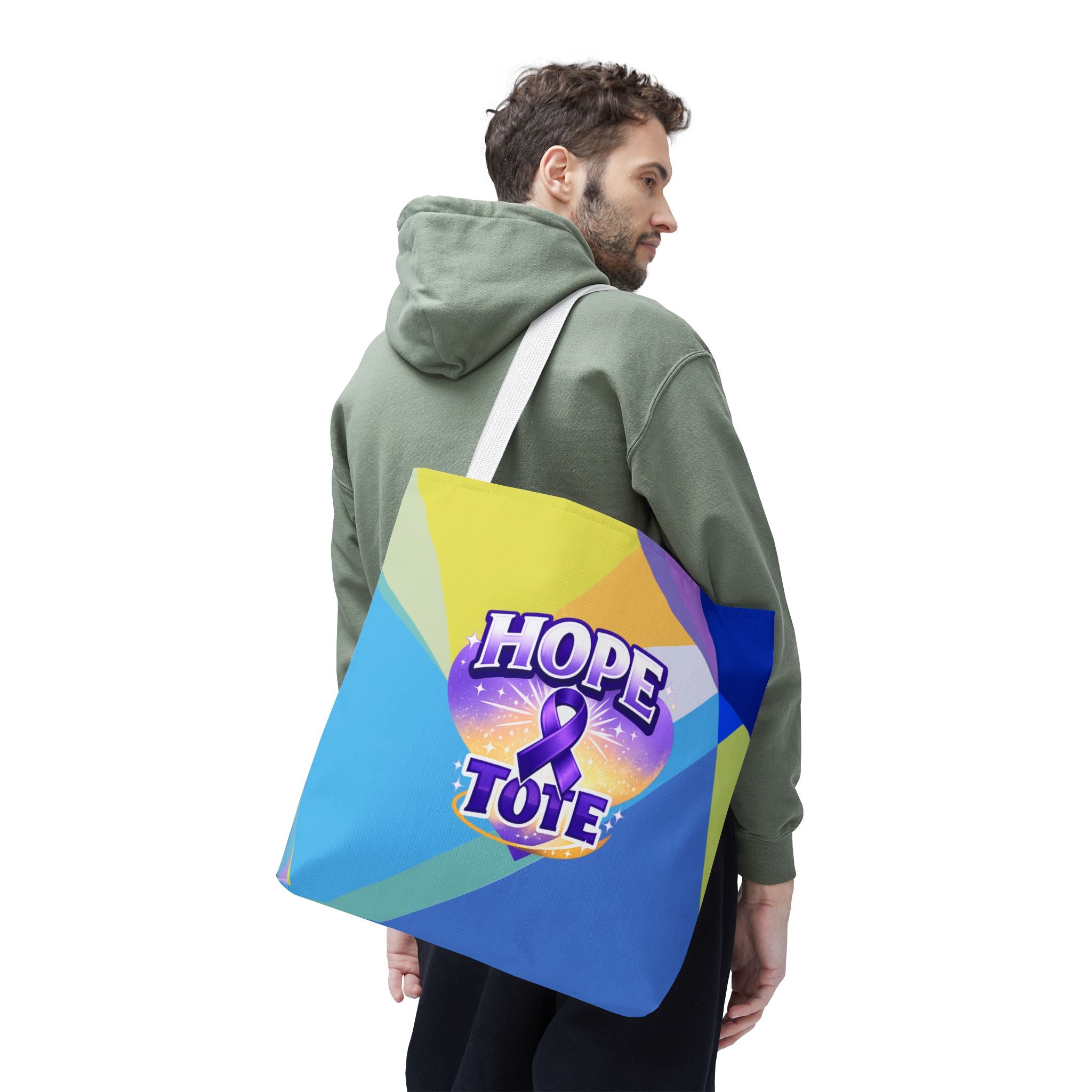 Hope Tote Epilepsy Awareness Ribbon Tote Bag