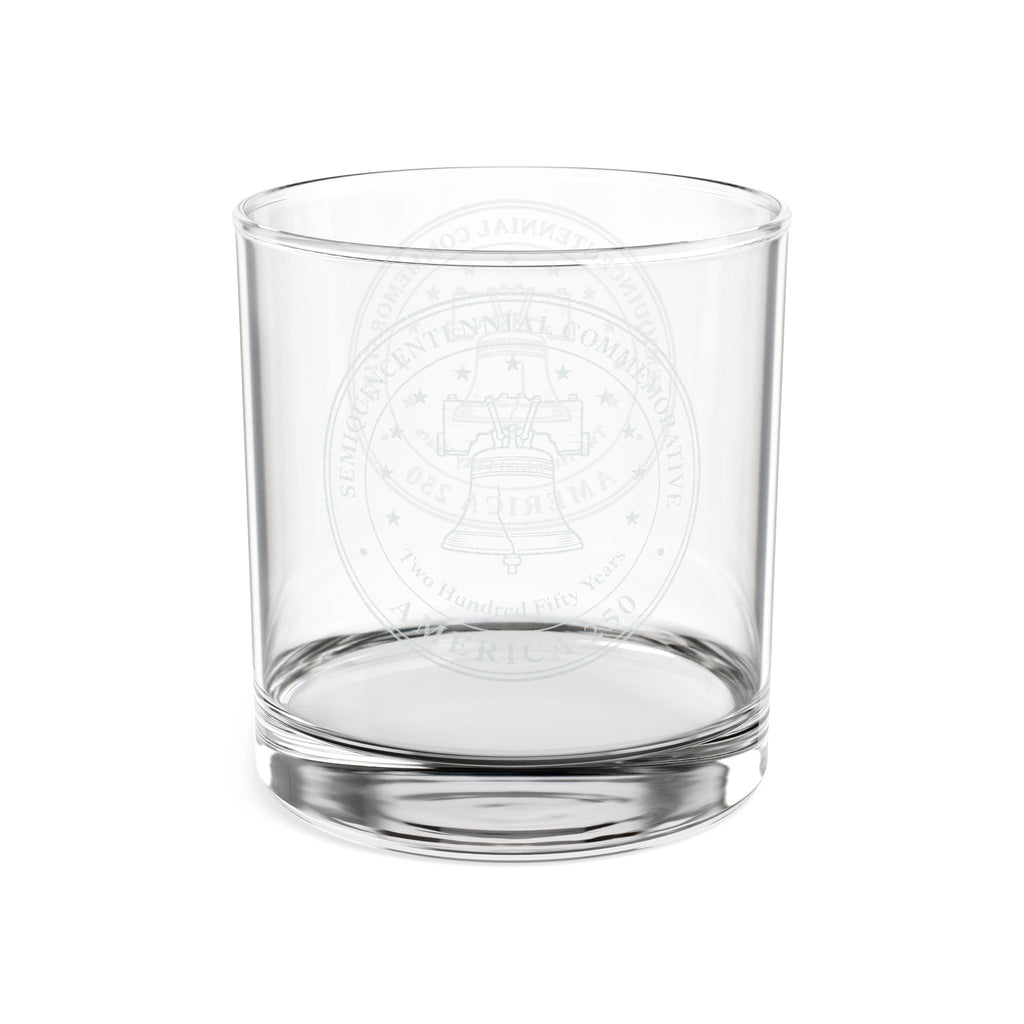 America 250 Liberty Bell Engraved Whiskey Glass