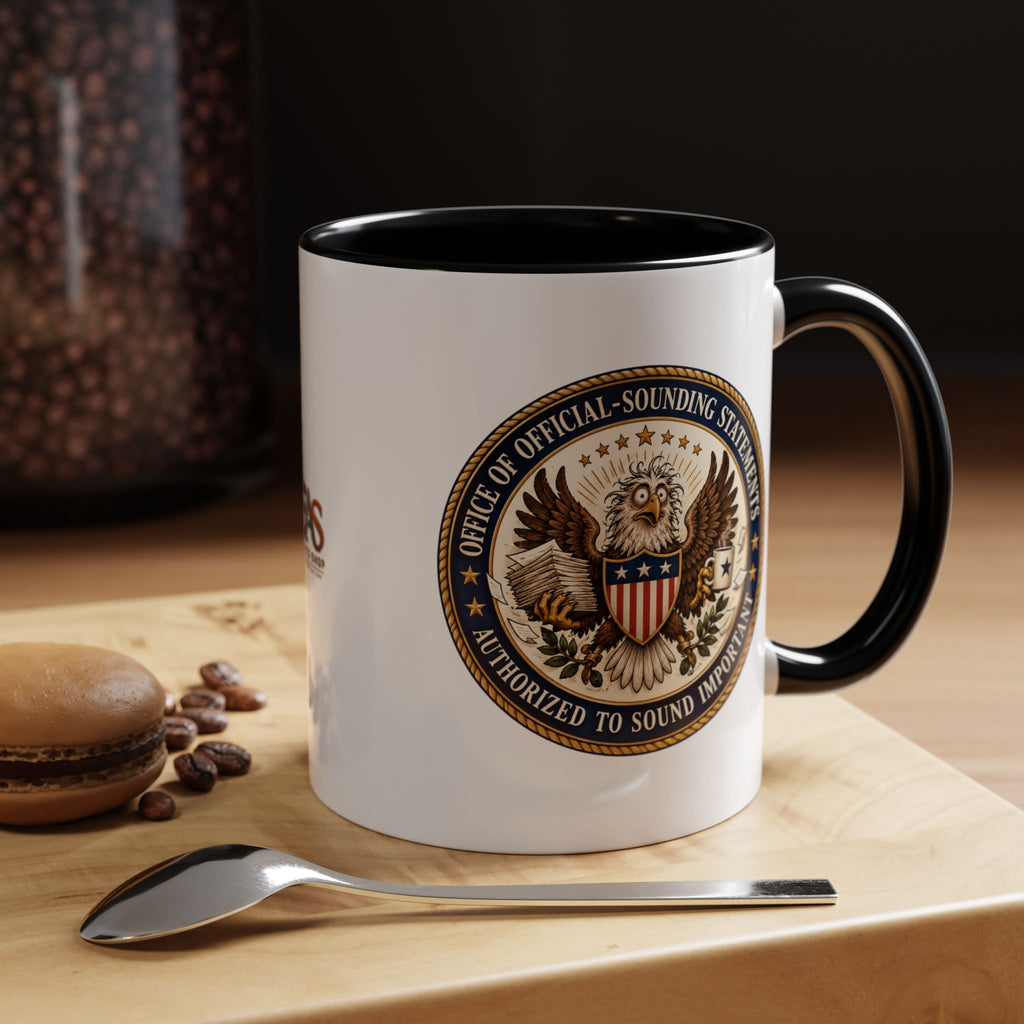 Office of Official-Sounding Statements Mug | Funny Government Parody Coffee Cup | 11oz & 15oz